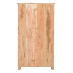 Armoire<Made in Meubles Armoire à  lattes en bois coloré Ethnik