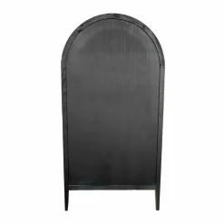 Armoire<Made in Meubles Armoire arrondie en bois d'orme Alicia