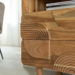 Armoire<Made in Meubles Armoire en bois d'acacia Tilio