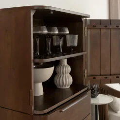 Armoire<Made in Meubles Armoire en bois de manguier foncé Aléna