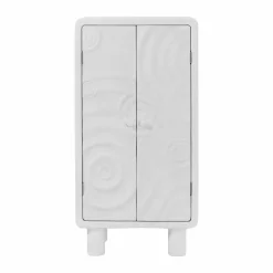 Armoire|Meuble De Rangement<Made in Meubles Armoire en bois effet béton blanc Danaé