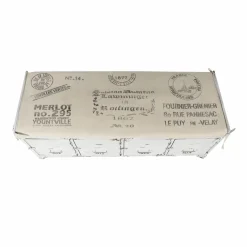 Banc<Made in Meubles Banc avec rangement en métal blanc Félicie