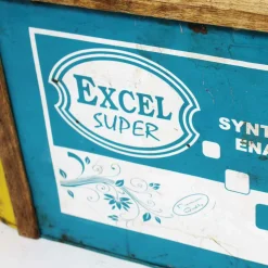 Banc<Made in Meubles Banc coffre en bois et métal recyclé Victorine