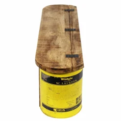 Banc<Made in Meubles Banc coffre en bois et métal recyclé Victorine