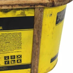 Banc<Made in Meubles Banc coffre en bois et métal recyclé Victorine