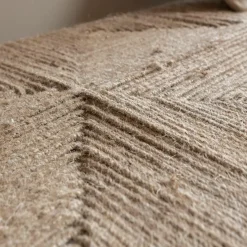 Banc<Made in Meubles Banc en bois d'acacia et laine Marietta