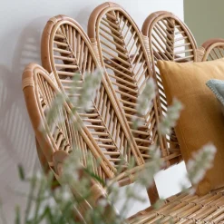 Chaise De Jardin<Made in Meubles Banquette fleur de jardin en rotin Rattan