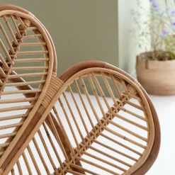 Chaise De Jardin<Made in Meubles Banquette fleur de jardin en rotin Rattan