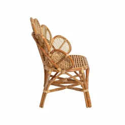 Fauteuil|Canapé<Made in Meubles Banquette fleur en rotin Rattan