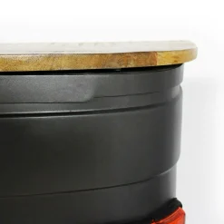 Meuble Bar<Made in Meubles Bar camion en métal gris Tata