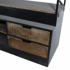 Bibliothèque<Made in Meubles Bibliothèque en bois de manguier Niniss