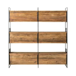 Bibliothèque<Made in Meubles Bibliothèque en bois recyclé 180 cm Blaise