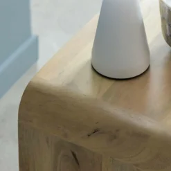 Bout De Canapé & Sellette<Made in Meubles Bout de canapé avec niche en bois de manguier Maëva