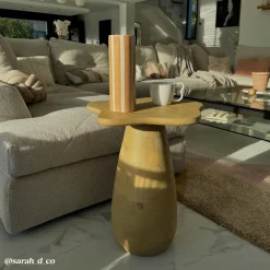 Bout De Canapé & Sellette<Made in Meubles Bout de canapé en bois de manguier Merlin