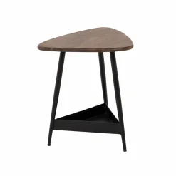 Bout De Canapé & Sellette<Made in Meubles Bout de canapé en bois de manguier et métal noir Tilian