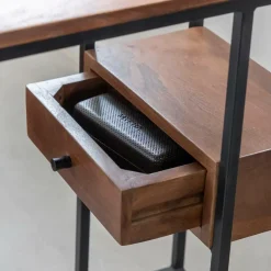 Bout De Canapé & Sellette<Made in Meubles Bout de canapé en bois de manguier et métal Harald