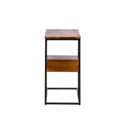 Bout De Canapé & Sellette<Made in Meubles Bout de canapé en bois de manguier et métal Harald