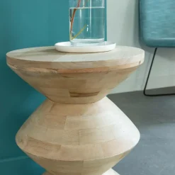 Bout De Canapé & Sellette<Made in Meubles Bout de canapé en bois de manguier Horace