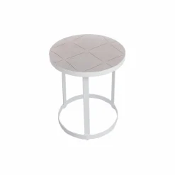 Bout De Canapé & Sellette<Made in Meubles Bout de canapé en métal blanc Gwen