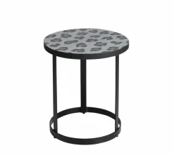 Bout De Canapé & Sellette<Made in Meubles Bout de canapé en métal noir Gwen