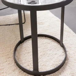 Bout De Canapé & Sellette<Made in Meubles Bout de canapé en métal noir Gwen