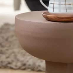 Bout De Canapé & Sellette<Made in Meubles Bout de canapé marron Marguerite