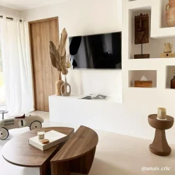 Bout De Canapé & Sellette<Made in Meubles Bout de canapé marron Marguerite