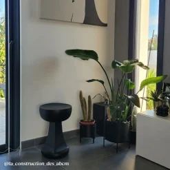 Bout De Canapé & Sellette<Made in Meubles Bout de canapé noir Marguerite