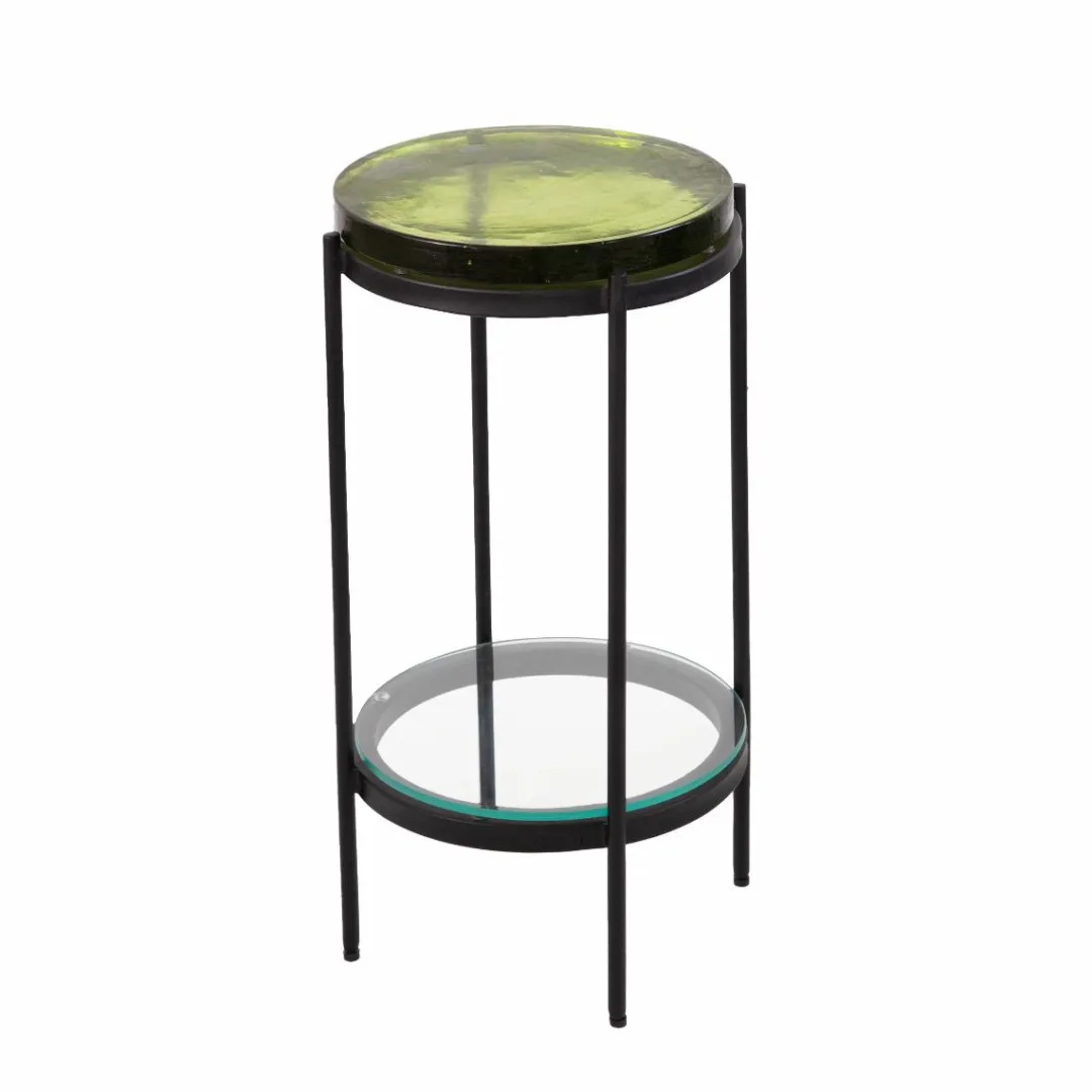 Bout De Canapé & Sellette<Made in Meubles Bout de canapé plateau en verre Lise