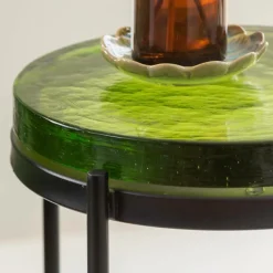 Bout De Canapé & Sellette<Made in Meubles Bout de canapé plateau en verre Lise