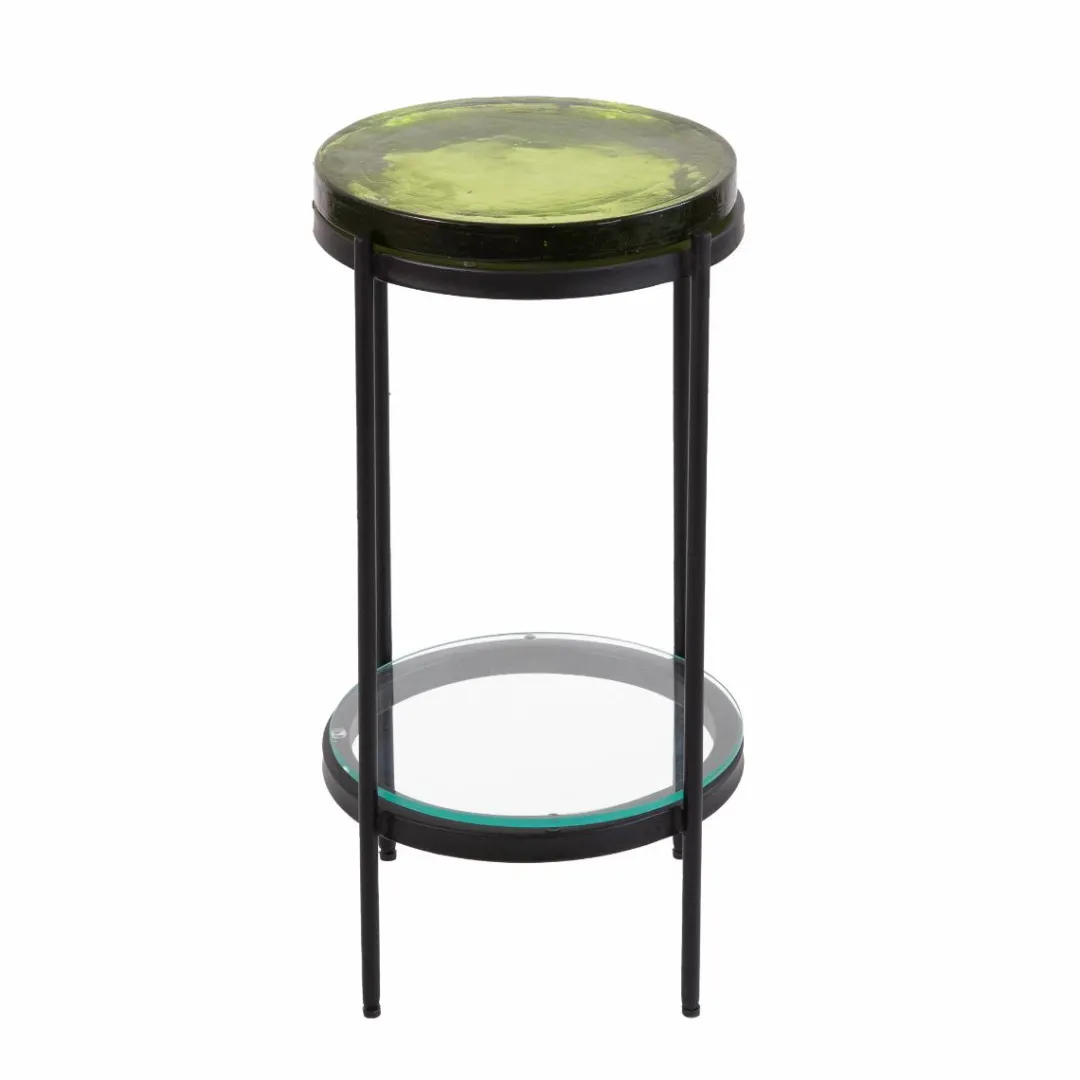 Bout De Canapé & Sellette<Made in Meubles Bout de canapé plateau en verre Lise