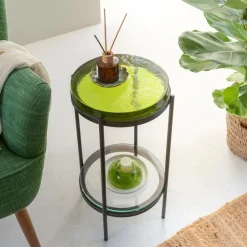 Bout De Canapé & Sellette<Made in Meubles Bout de canapé plateau en verre Lise