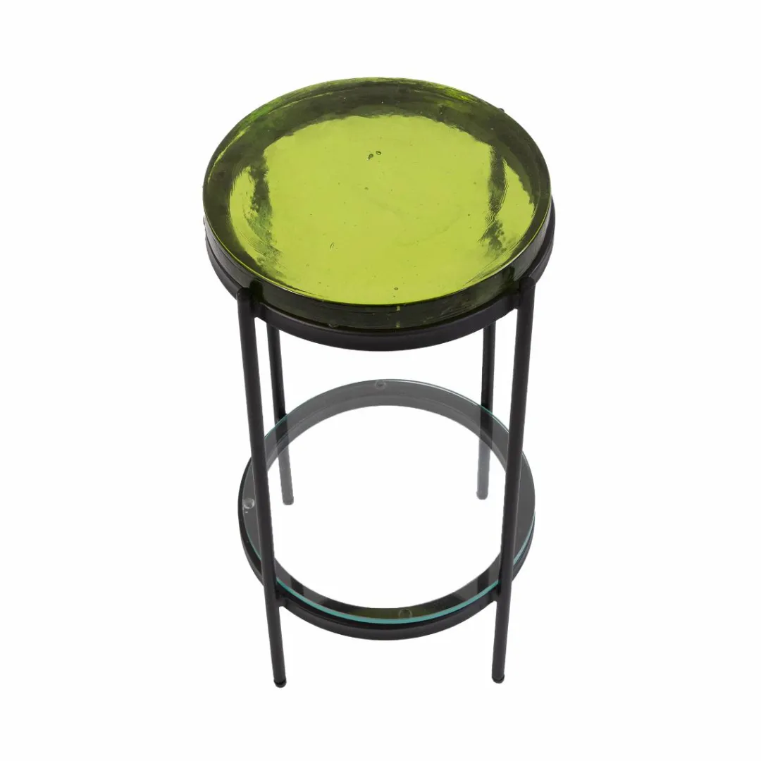 Bout De Canapé & Sellette<Made in Meubles Bout de canapé plateau en verre Lise