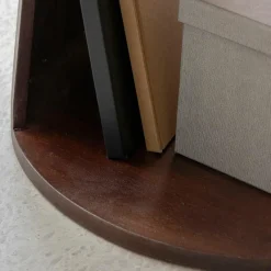 Bout De Canapé & Sellette|Chevet<Made in Meubles Bout de canapé rond en bois de manguier Isao