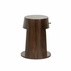 Bout De Canapé & Sellette|Chevet<Made in Meubles Bout de canapé rond en bois de manguier Isao