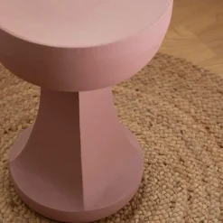 Bout De Canapé & Sellette<Made in Meubles Bout de canapé rose Marguerite