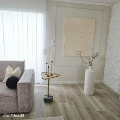 Bout De Canapé & Sellette<Made in Meubles Bout de canapé triangle en marbre Maxime