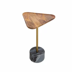 Bout De Canapé & Sellette<Made in Meubles Bout de canapé triangle en marbre Maxime