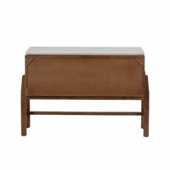 Buffet|Meuble Sous Vasque<Made in Meubles Buffet 2 portes en bois d'acacia et terrazzo Kaelis