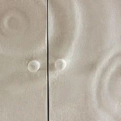 Buffet<Made in Meubles Buffet 3 portes en bois effet béton blanc Danaé