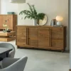 Buffet<Made in Meubles Buffet 4 portes en bois recyclé Blaise