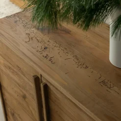 Buffet<Made in Meubles Buffet 4 portes en bois recyclé Blaise