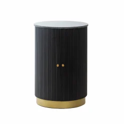 Buffet|Meuble Bar<Made in Meubles Buffet bar en bois de manguier et marbre Isaac