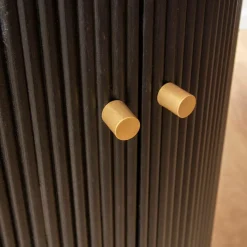 Buffet|Meuble Bar<Made in Meubles Buffet bar en bois de manguier et marbre Isaac