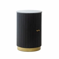 Buffet|Meuble Bar<Made in Meubles Buffet bar en bois de manguier et marbre Isaac