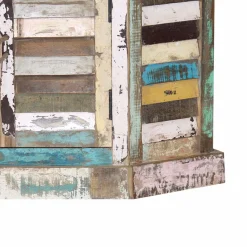 Buffet<Made in Meubles Buffet d'angle en bois coloré Ethnik