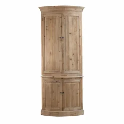 Buffet<Made in Meubles Buffet d'angle haut en bois recyclé Garance