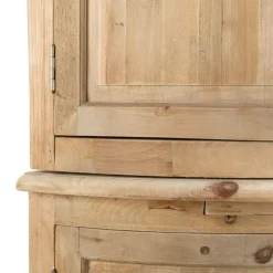 Buffet<Made in Meubles Buffet d'angle haut en bois recyclé Garance