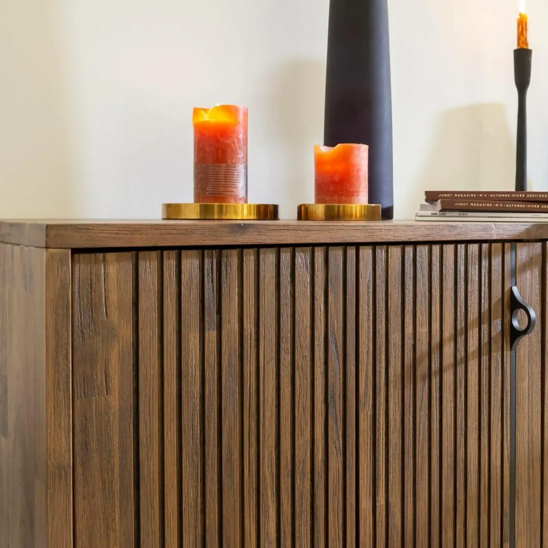 Buffet<Made in Meubles Buffet en bois d'acacia Elie