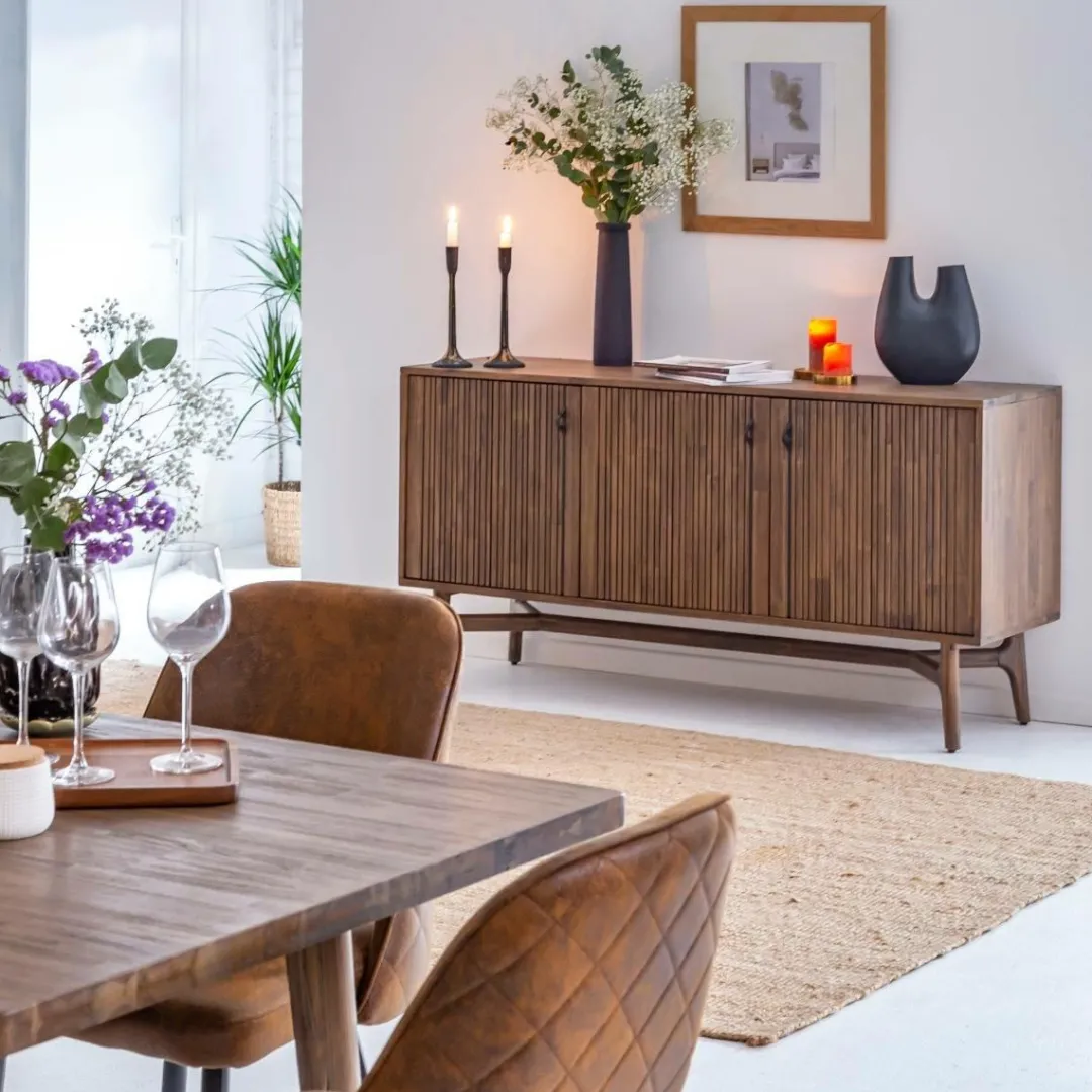 Buffet<Made in Meubles Buffet en bois d'acacia Elie